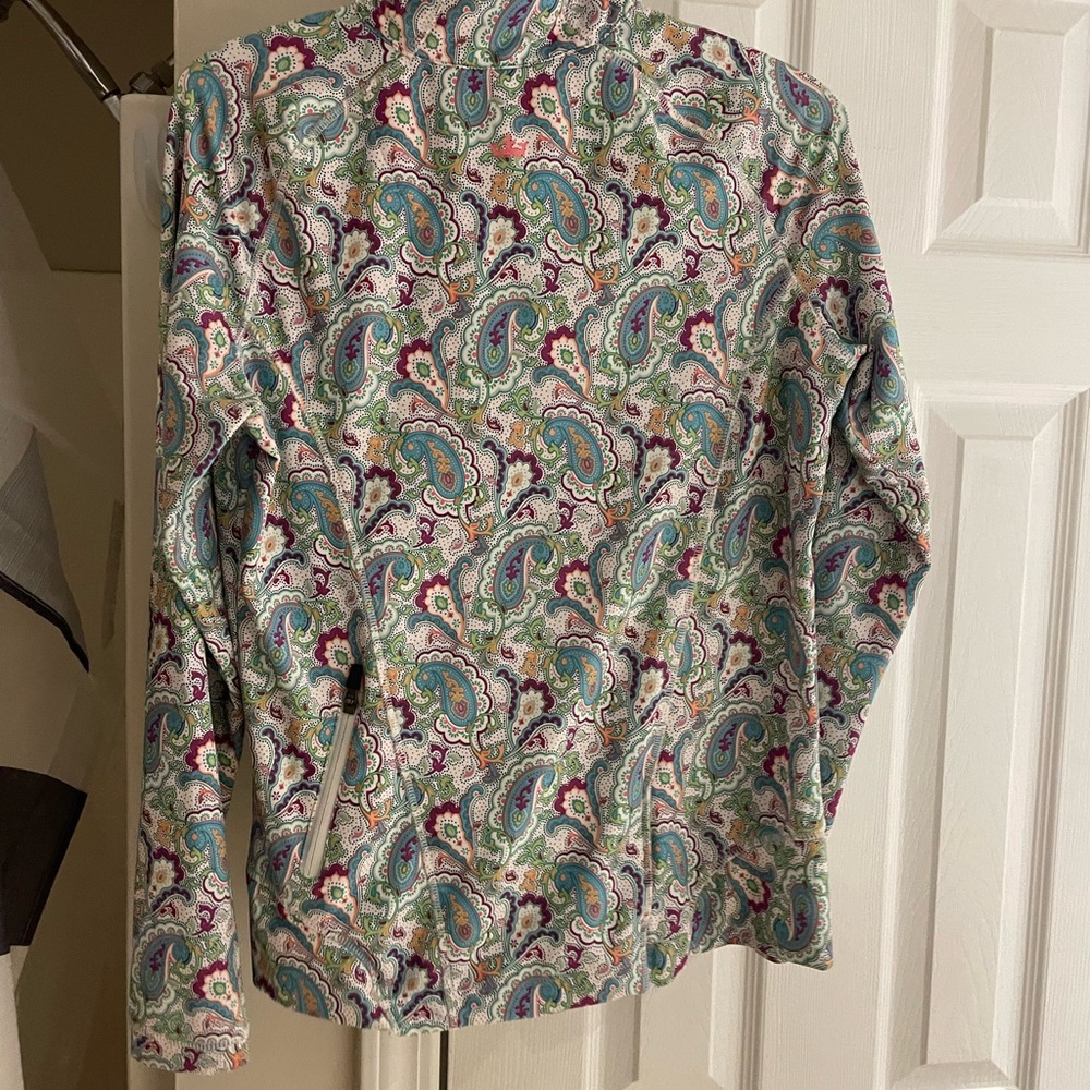 Peter Millar Women’s Tamara Golf Multicolor Paisley Jacket‎ UPF 50 medium - Picture 2 of 3
